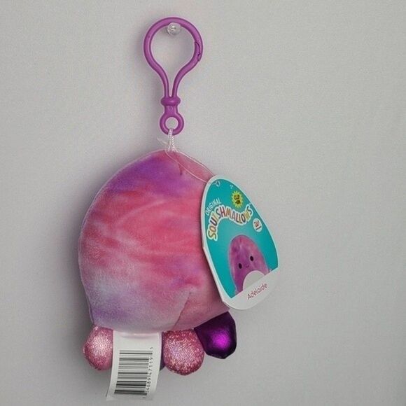 Adelaide the Octopus NWT 3.5" Squishmallow Clip - Picture 3 of 8